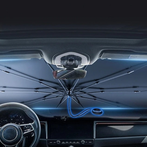 Sonnenschutz Auto Typ Regenschirm – UV-Schutz und Wärmereduzierung