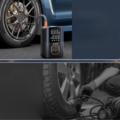 מיני קומפרסור רכב נטען – כוח 18000mAh