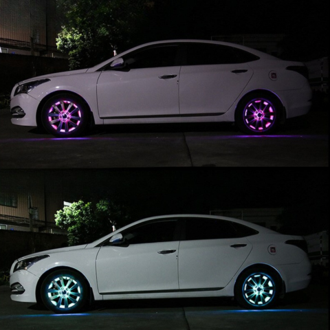 Oświetlenie słoneczne do opon – styl i widoczność w ruchu