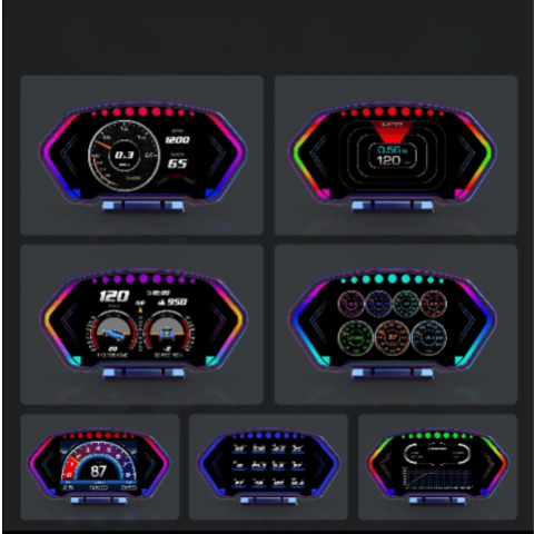 Digitální ukazatel jízdy – Rychlost a informace na první pohled