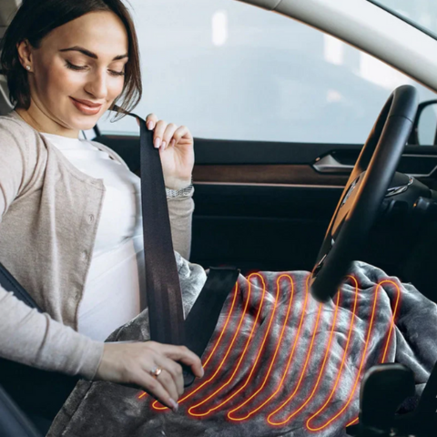 غطاء تدفئة للسيارة – مؤقت مدمج و9 مستويات من الحرارة