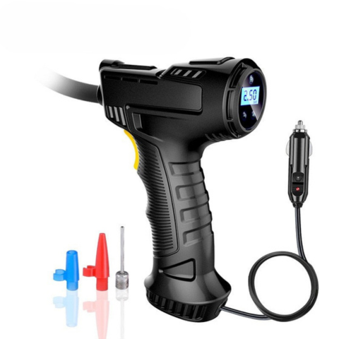 Przenośna sprężarka powietrza 120W — Szybkie i mocne pompowanie