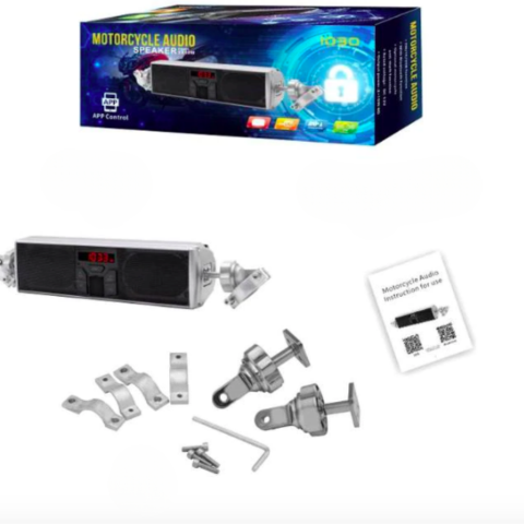 سماعة دراجة مع دعم للمقود — مثالية لرحلاتك الموسيقية