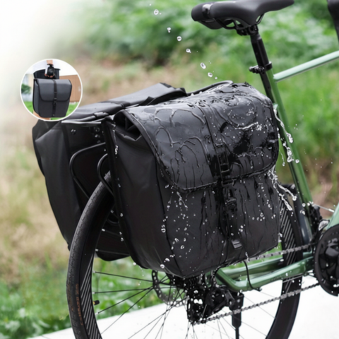 Double Waterproof Bicycle Bag — Large Capacity 10L