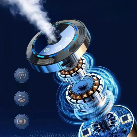 Lichtgevende Geurverspreider Voor Auto — Luchtreiniger & LED Sfeer