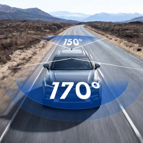 מצלמת רכב כפולה – אבטחה מלאה בדרכים