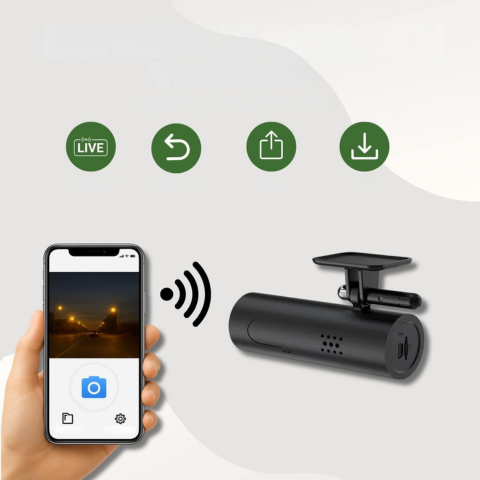 מצלמת רכב - תמונות חדות והתקנה קלה