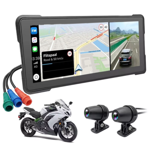 Multimedia System Motorcykel — GPS, Musik & Intelligent Kontrol