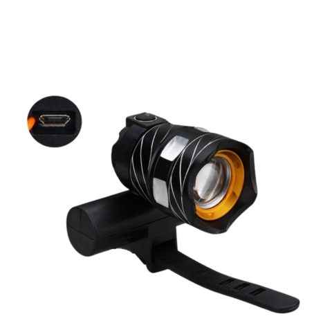 פנס קדמי לאופניים LED — אור חזק ועמיד במים