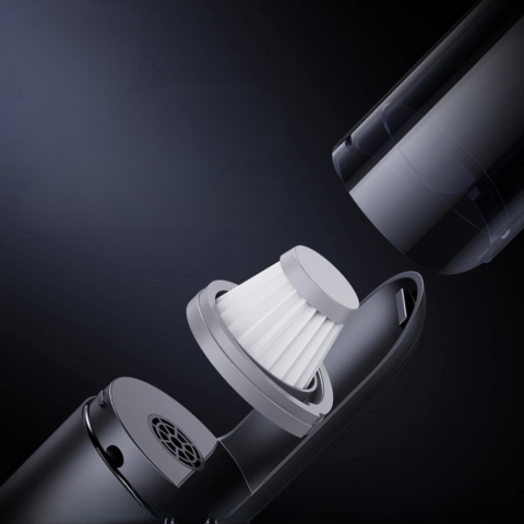 שואב אבק לרכב ללא חוט — שאיבה 4000Pa לניקוי נוח