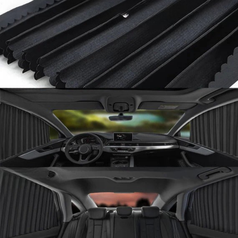 Cortinas Magnéticas Para Coche — Protección Solar e Intimidad Instantánea