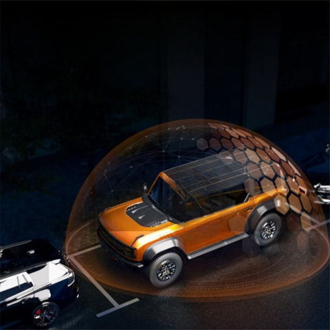 HD Auto Camera Met Touchscreen — HD Dashcam 10 Inch Voor Auto