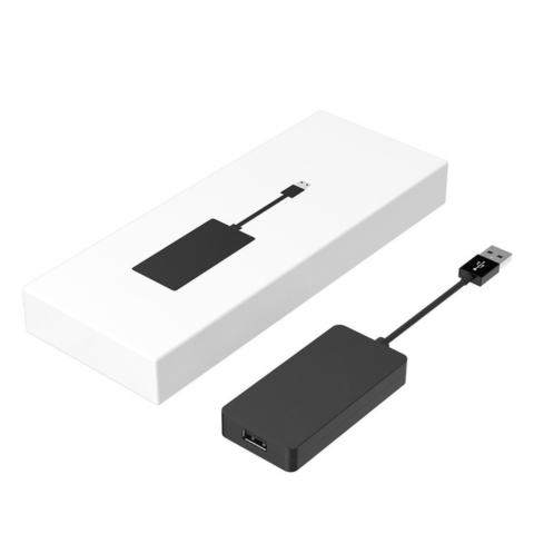 Bezdrátový adaptér CarPlay a Android Auto — Navigace, hudba a svobodné volání