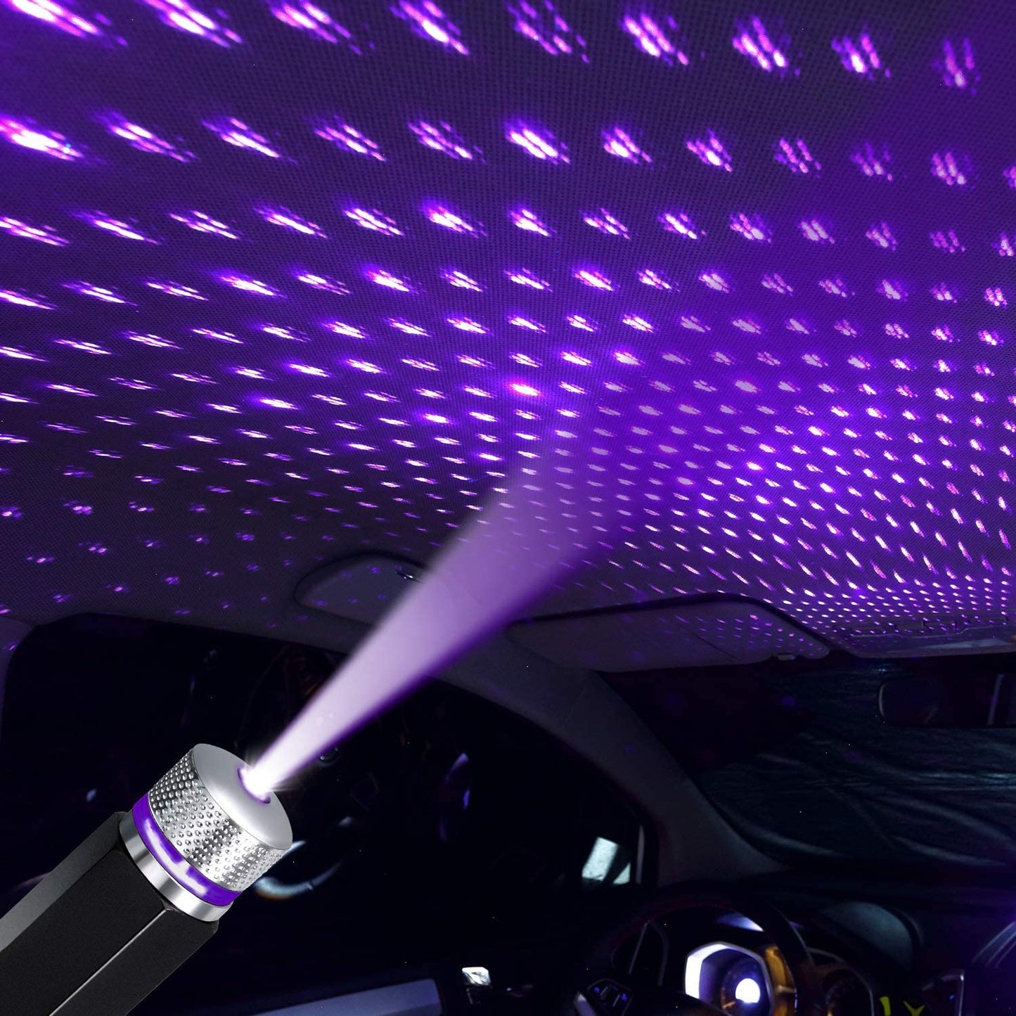 LED-valot Tähtitaivas Auton Katolle — Taianomainen Yöilme