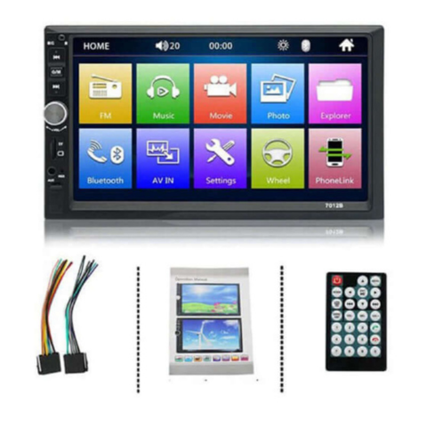 Multimedia Bil System — Dobbel Din Skjerm & HD Videoavspilling