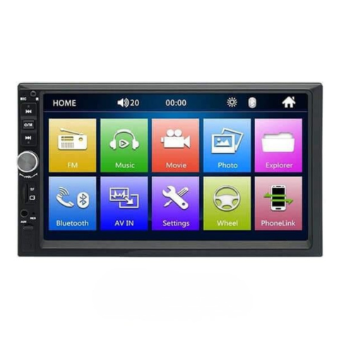 Multimedia Bil System — Dobbel Din Skjerm & HD Videoavspilling