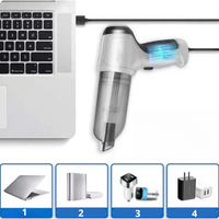Bezdrátový přenosný vysavač do auta – Silný, lehký a dobíjecí USB 