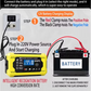 Intelligentes Auto-Batterieladegerät 12V/24V - LCD-Anzeige & Automatischer Schutz 