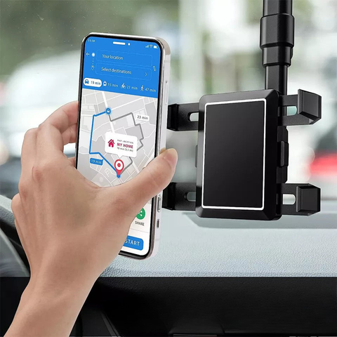 車の電話サポート - ミラーへの取り付け 