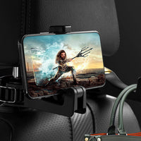 電話サポートとヘッドレスト用バッグ – 便利な2-in-1 