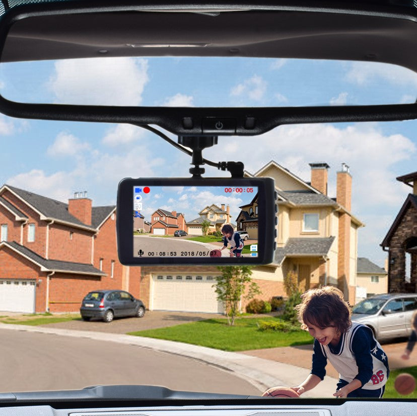 Dashboardkamera — Kontinuerlig HD-inspelning 