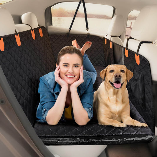 Capa de Assento de Carro para Cachorro – Impermeável & Antiderrapante Com Cinto de Segurança 