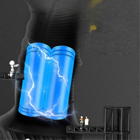 מדחס אוויר נייד 120W — נפיחה מהירה וחזקה 