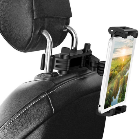 Uchwyt do fotelika samochodowego na telefon i tablet — idealny do podróży i rozrywki 