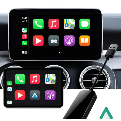 Langaton Yleinen Autoadapteri — Helppo käyttää CarPlayn ja Android Auton kanssa 