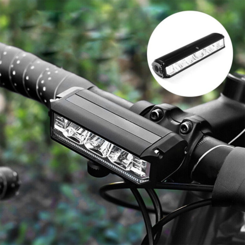 Bicycle Handlebar Lamp – Rechargeable and Waterproof 