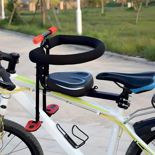Silla de Bicicleta Con Reposapiés – Comodidad y Estabilidad Para Niños 