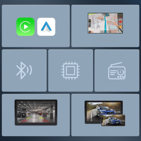 Intelligent Auto Skärm – Navigation, Musik och Kamera 