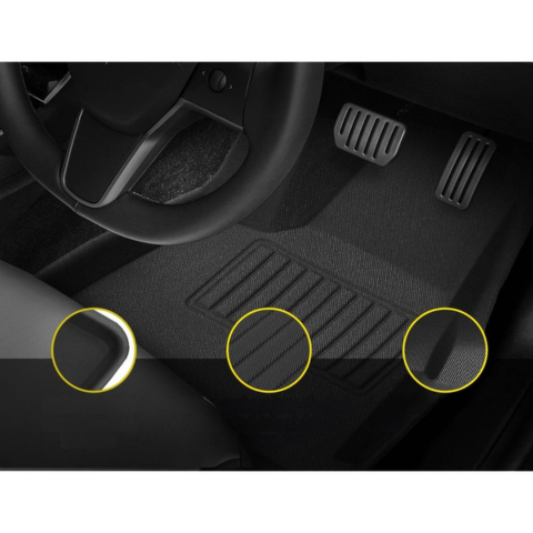 Skreddersydd gulvmatte for Tesla Model Y — Hel beskyttelse & elegant design 