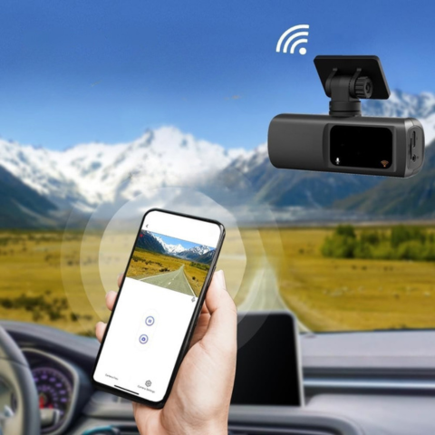 Dashcam Διπλός Φακός – Ολική Παρακολούθηση και Σύνδεση WiFi 