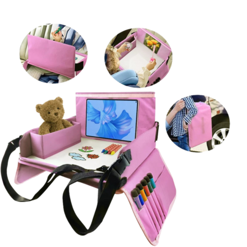 Multifunkční podnos pro autosedačku — Ideální pro rodinné cestování 