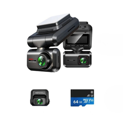 Dashcam Mașină Ultra HD — Cameră de Securitate Dublă și Tripla 