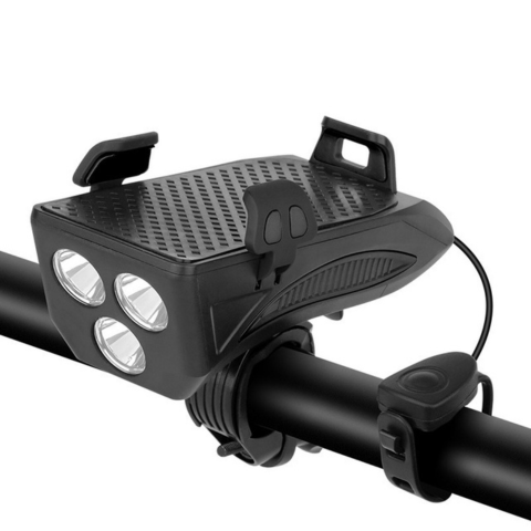 Multifunctional Bike Light – Phone Holder and Horn 
