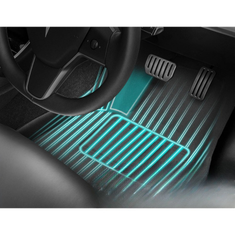 Skreddersydd gulvmatte for Tesla Model Y — Hel beskyttelse & elegant design 