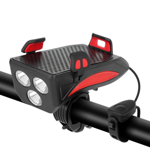Multifunctional Bike Light – Phone Holder and Horn 