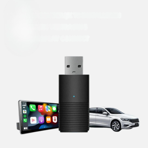 ワイヤレス CarPlay アダプター — iOS & Android Auto 互換 