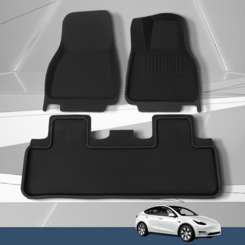 Skræddersyet måtter til Tesla Model Y — Fuld beskyttelse & Elegant design 