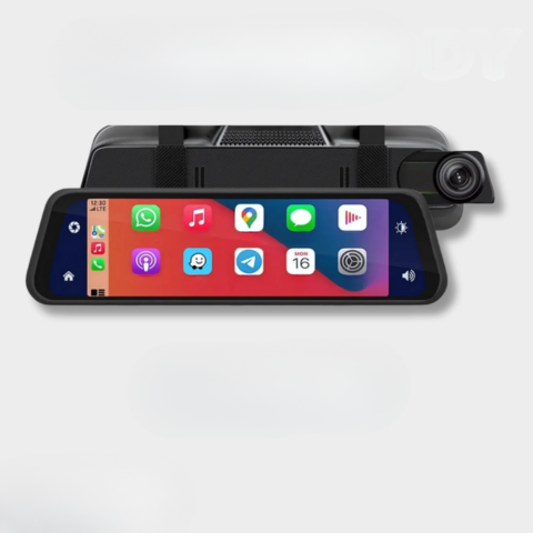 Specchio retrovisore intelligente con telecamera anteriore e posteriore - Visione HD e assistenza al parcheggio