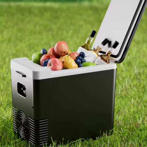 Mini Køleskab & Bilmadvarmer — 2 I 1 Praktisk 