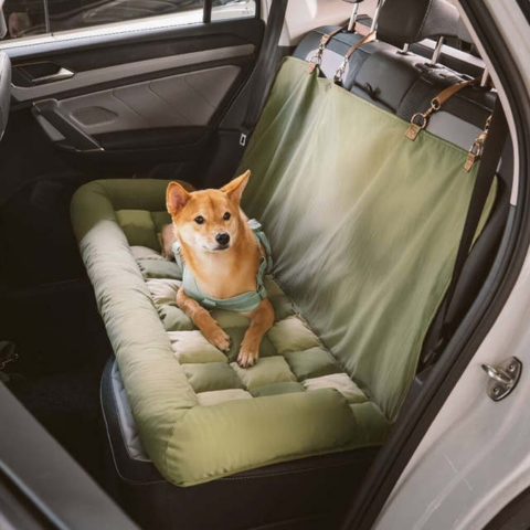Asiento de Auto Trasero para Perro – Instalación Fácil y Estabilidad 