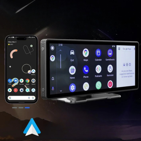 ワイヤレス車載タッチスクリーン - スマートなコントロールとスタイリッシュなデザイン