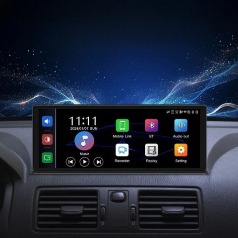 11,3" dotykový displej s palubní kamerou 4K a zadní kamerou 1080p - mimořádně čistý obraz a plynulá jízda