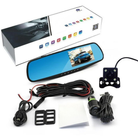 كاميرا أمامية مزدوجة العدسة - مراقبة مستمرة وزاوية عريضة