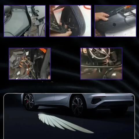 天使の羽カー・ドアライト-視覚効果＆ユニークなスタイル