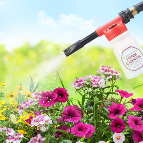 Víceúčelová sada pěnových postřikovačů - auto, zahrada a terasa