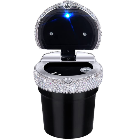 Loistava mini auton tuhkakuppi - tyylikäs muotoilu ja savun kestävä sulkeminen